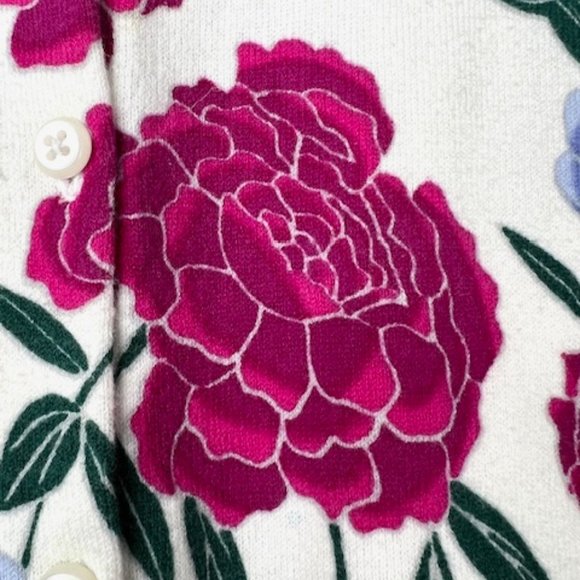 Merona 3/4-Sleeve Floral Cardigan - Picture 5 of 6
